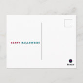 Your 幽霊のよく出る Love Sugarスカル猫 ポストカード (裏面)