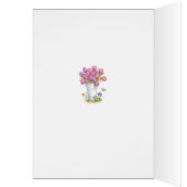 Your 考え Card Tulip in Pail Greeting Card (内側 (左))