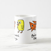Your 風変わり I like Caffee Cup コーヒーマグカップ (中央)