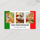 Your 4 Photos イタリアン Restaurant 名刺 (正面)
