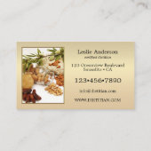 Your 4 Photos Diettitianまたは栄養士 名刺 (裏面)