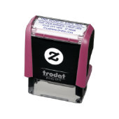 Your Address Name Email Business Stamp Example セルフインキングスタンプ (商品)