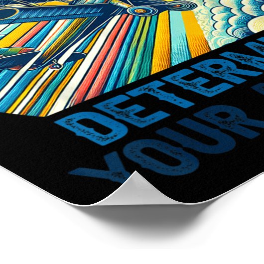 Your Attitude Determines Your Altitude Motivationa ポスター (角)