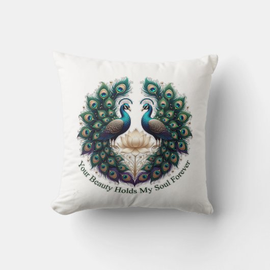 Your Beauty Holds My Soul Forever  Gifts T-Shirt クッション (正面)