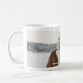 your big photo happy holidays photo コーヒーマグカップ (左)