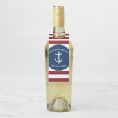 Your Boat Name Anchor ボトルネックタグ (ボトル)