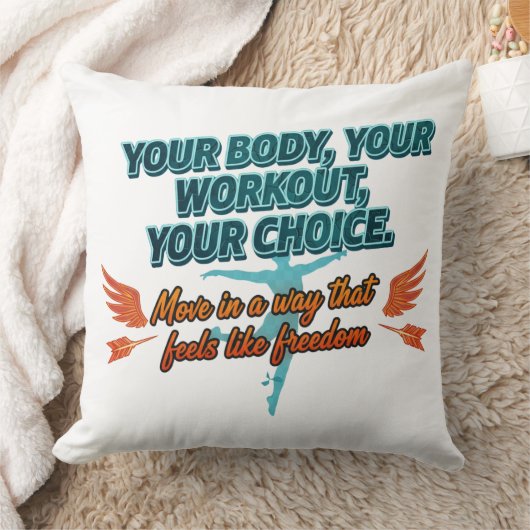 Your Body Your Workout Your Choice クッション (ブランケット)