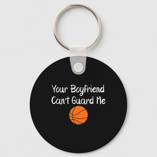 Your Boyfriend Can't Guard Me Sketll Sports  キーホルダー (正面)