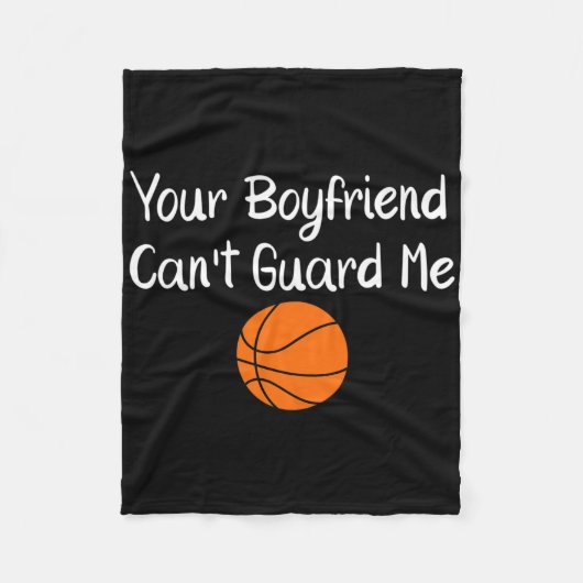 Your Boyfriend Can't Guard Me Sketll Sports フリースブランケット (正面)