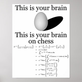 Your brain on Chess ポスター