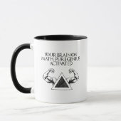 Your Brain On Math Pure Genius Activated マグカップ (左)