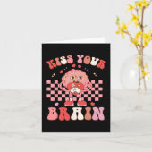 Your Brain Valentines試験日先生分隊キッズ カード (黄色い花)