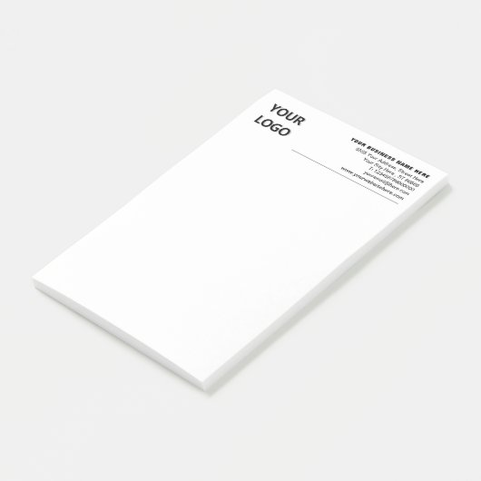 Your Branded Business Post-it® Notes Example ポストイット (アングル)