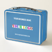 Your Branded Company Metal Lunch Box Example メタルランチボックス (裏面)
