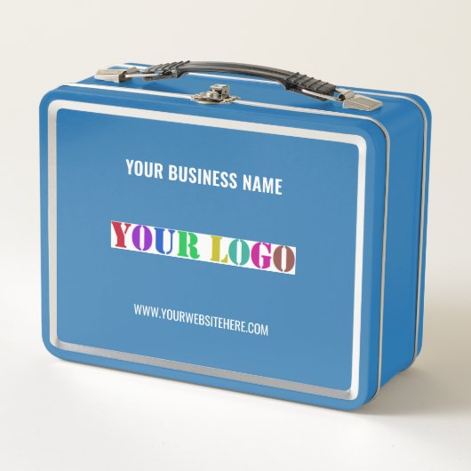 Your Branded Company Metal Lunch Box Example メタルランチボックス (正面)