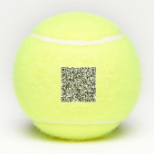 Your Branded Custom QR Code Tennis Balls Example テニスボール (裏面)