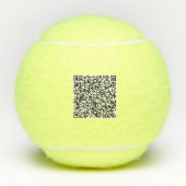 Your Branded Custom QR Code Tennis Balls Example テニスボール (正面)