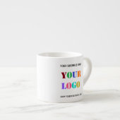 Your Branded Logo and Text Business Espresso Mug エスプレッソカップ (正面右)