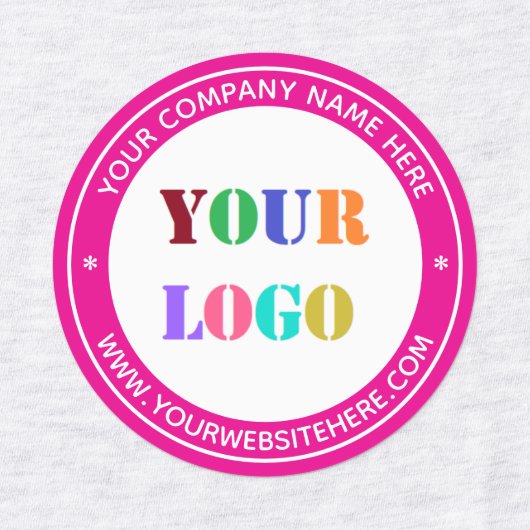 Your Branded Logo Business Product Labels Example ラベル (デザイン1)