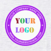 Your Branded Logo Business Product Labels Example ラベル (デザイン2)
