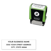 Your Business Address Company Self-Inking Stamp セルフインキングスタンプ (インサイチュ)