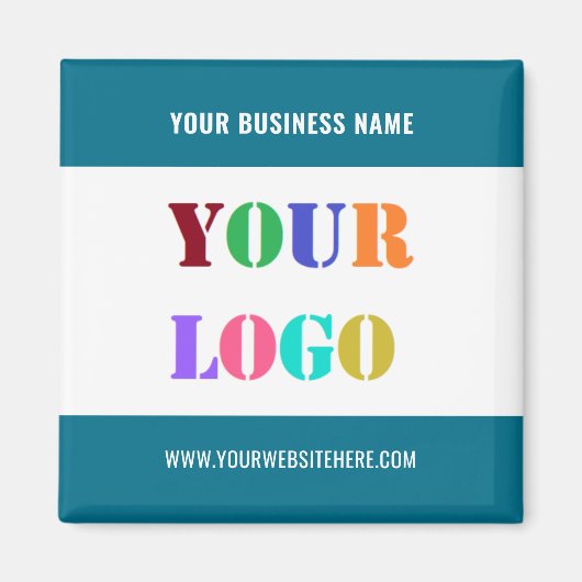 Your Business Branded Promotional Magnets Template マグネット (正面)
