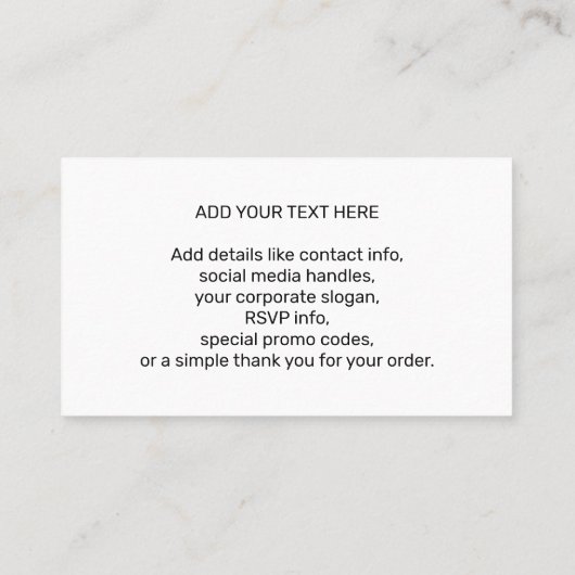 Your Business Company Team Logo & QR Code & Text 名刺 (裏面)