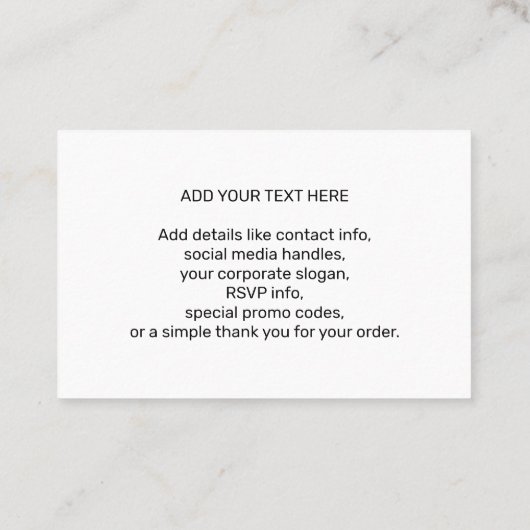 Your Business Company Team Logo & QR Code & Text 名刺 (裏面)