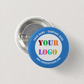 Your Business Logo Branded Promotional Button 缶バッジ (正面&裏面)