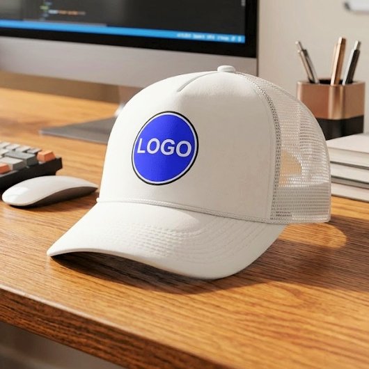 YOUR BUSINESS LOGO HERE | カスタムシンプル キャップ