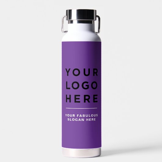 Your Business Logo Website Custom Water Bottle ウォーターボトル (正面)