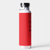 Your Business Logo Website Custom Water Bottle ウォーターボトル (右面)