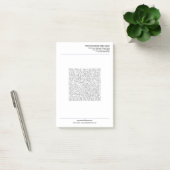 Your Business Post-it® Notes Template with QR Code ポストイット (オフィス)
