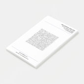 Your Business Post-it® Notes Template with QR Code ポストイット (アングル)