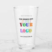 Your Business Promotional Branded Glass Example タンブラーグラス (裏面)