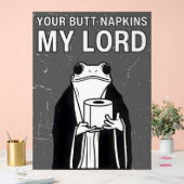 Your Butt Napkins My Lord  アクリルサイン (ウェディング)