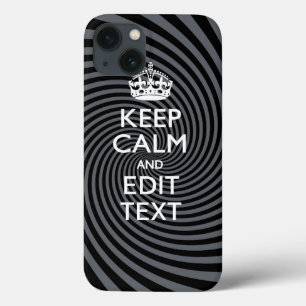 Your Calm 保文字on Classy Swirl Decor iPhone 13ケース