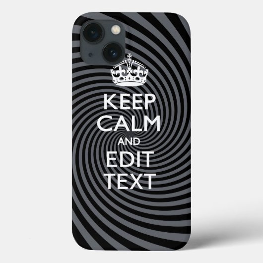 Your Calm 保文字on Classy Swirl Decor Case-Mate iPhoneケース (裏面)