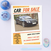 Your car for sale flyer チラシ (シングル)