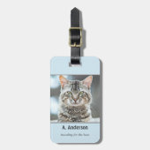 Your Cat おもしろい Photoラッゲージタグ ラゲッジタグ (正面縦)