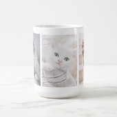 Your Cat Dog Petコラージュ コーヒーマグカップ (中央)