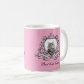 Your Cat's Photo in a Data Crest | 猫最高のが来る コーヒーマグカップ (正面右)