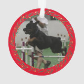 Your Champion Dog 2 Photo Acrylic Ornament オーナメント (裏面)