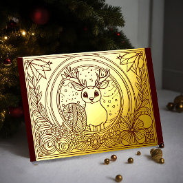 Your Colorsクリスマスシーンフォイル 箔シーズンカード