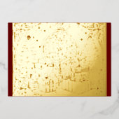 Your Colorsクリスマスシーンフォイル 箔シーズンカード (正面)