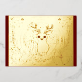 Your Colorsクリスマスシーンフォイル 箔シーズンカード (正面)