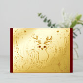 Your Colorsクリスマスシーンフォイル 箔シーズンカード (立ち正面)