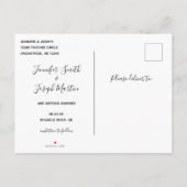 Your Colors Alaska Map Shape日付を保存 案内ポストカード (裏面)