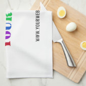 Your Company Logo Branded Kitchen Towel Template キッチンタオル (四つ折り)