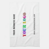 Your Company Logo Branded Kitchen Towel Template キッチンタオル (縦)